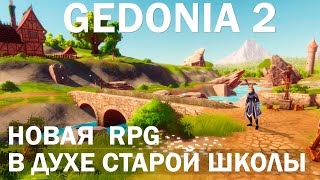 GEDONIA 2 - Новая RPG с открытым миром в духе старой школы.