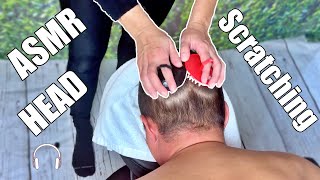 ASMR | Different Head Scratch/Massage Tools & Techniques |