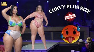 Curvy Plus Size Swimwear Fashion Show #plussizemodel