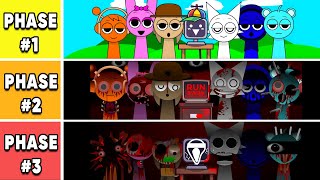 Incredibox Sprunki Mix: Phase 1 Vs Phase 2 Vs Phase 3