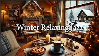 Winter Coffee Shop Ambience ❄️ Warming Jazz Music to Work, Study & Relax ☕