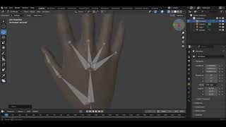 blender 4 get started with the skeleton hand part 02