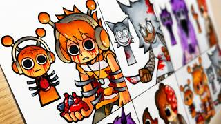 Drawing Sprunki but Human : Horror version Sprunki Incredibox - Sprunki Mix : [Real Life]