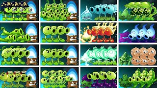 All Pair PEA & MINT vs PEA & TORCHWOOD - Who Will Win? - Pvz 2 Team Plant vs Team Plant