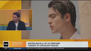 Matteo Bocelli set to perform tonight at Chevalier Theater