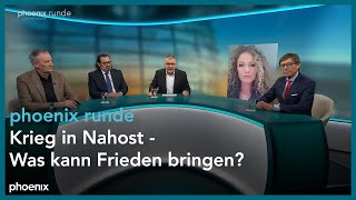 phoenix runde: Krieg in Nahost - Was kann Frieden bringen?