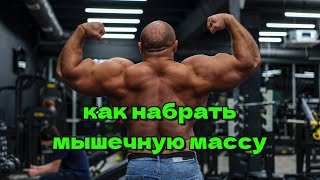 КАК НАБРАТЬ МЫШЕЧНУЮ МАССУ