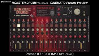 ⚠️ CINEMATIC Preset of MONSTER Drums v3.2024.05 🥁🛢️🥁