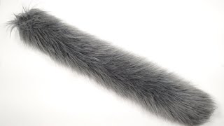 how to sew a faux fur tail- detailed step-by-step