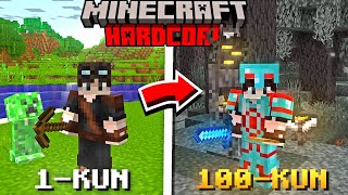 Men Minecraft HARDKORDA 100KUN yashadim! | Artifact 💔