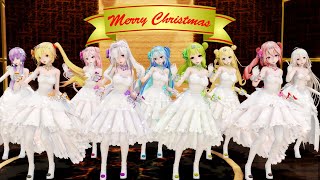 【MMD】🎄Mariah Carey - All I Want for Christmas Is You💖【9 Vocaloids】[4K]