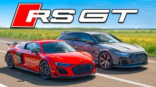 Кто победит в заезде: новый Audi RS6 GT или же R8 GT?