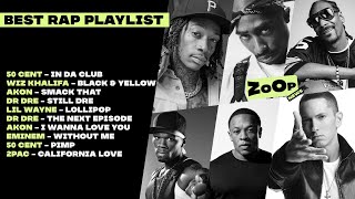 Best Rap Playlist Of All Time - Eminem, 50 Cent, 2Pac, Dr Dre, Lil Wayne, Wiz Khalifa