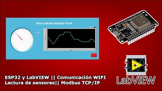 ESP32 y LabVIEW || Comunicación WIFI || Lectura de sensores|| Modbus TCP/IP