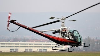 Pilot training with Hiller H-23 Raven at Budaörs airport