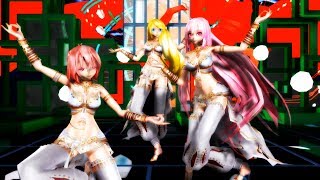 【MMD 4K】桃源恋歌 TDA Rin Luka Teto Arabian Princess Base【take2】