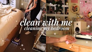 CLEAN MY BEDROOM WITH ME 🧼🧹|| room cleaning motivation! satisfying! aesthetic!