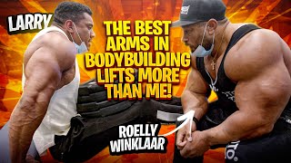 OLYMPIAN WITH THE BEST ARMS IN BODYBUILDING - ROELLY WINKLAAR