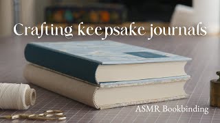 Making journals for a peaceful mind ✦ ASMR bookbinding process