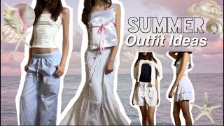 AESTHETIC SUMMER OUTFIT IDEAS 🐚⚓️🌊 🪼⋆.ೃ࿔*:･