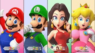 Super Mario Party Jamboree - Mario vs Luigi vs Peach vs Pauline - Mega Wiggler's Tree Party