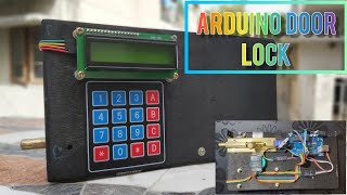 Arduino Door Lock using I2C LCD and  Keypad