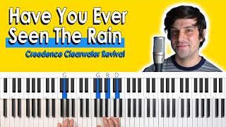 How To Play “Have You Ever Seen The Rain” [Piano Tutorial/Chords for Singing]