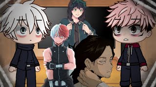 Jujutsu Kaisen Reacts To My Favorite MHA Characters |MHA x JJK| •Gacha Club• READ DISC