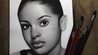 The Easiest Way to Draw and Shade Realistic Smooth Skin Tone with Pencil