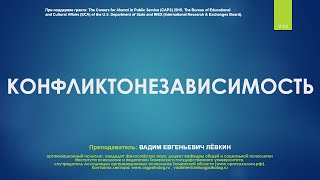 Вадим Лёвкин - Конфликтонезависимость