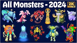 All New Monsters - 2024 Release Dates | My Singing Monsters