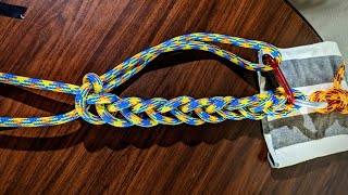 GHOST/MACRAME RELEASABLE & RETRIEVABLE Doubled Rope Rappel Knot for Canyoning!