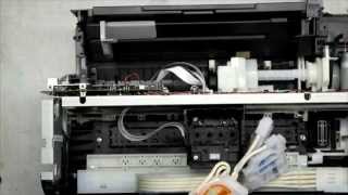 Разборка Epson L110, L132, L312 (Disassemble the Epson L110)