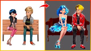 Miraculous Compilation Ladybug Adrien Glow Up - Miraculous Transformation