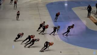 World Championships Shorttrack 2024 Rotterdam: women second semi final relay 3000 m.