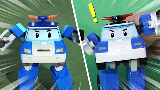 Escaping from Cement│POLI in Real Life│Toy For Kids│Cartoons for Kids│Little Big Play