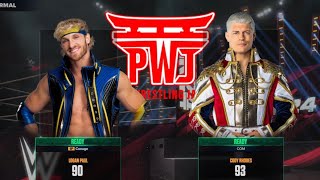 WWE Logan Paul vs Cody Rhodes