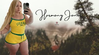 Harmony Jones🔥The Rising Plus-Size Fashion Model | Insta Star, Bio