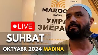 Abror Muxtor Aliy | Live (23 Oktyabr 2024) Мадина, Умра зиёрати