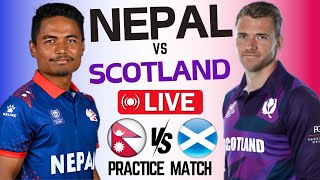 🔴Live: Nep vs Sco Pratice 2nd T20 Match |  Nepal vs Scotland Live Cricket | Today match #Cricket19